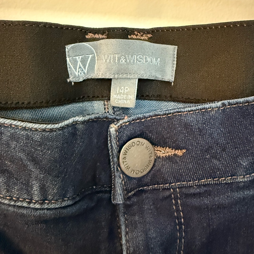 Wit & Wisdom Indigo Denim Pants - Picture 4 of 6